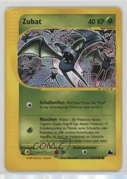 Zubat German Pokemon e-Card Series Skyridge #117 2003 - Image 1