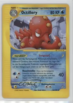Octillery German Reverse Foil Pokemon e-Card Series Aquapolis #26 2002 - Image 1