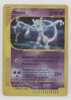 Mewtwo German Reverse Foil Pokemon e-Card Series Expedition #56 2002 - Image 1