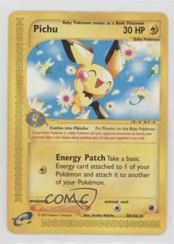 Pichu Pokemon e-Card Series Expedition #58 2002 - Image 1