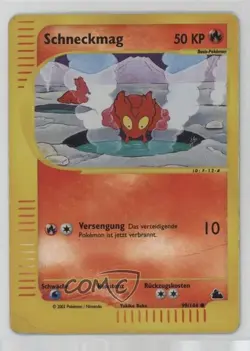 Slugma German Pokemon e-Card Series Skyridge #99 2003 - Image 1