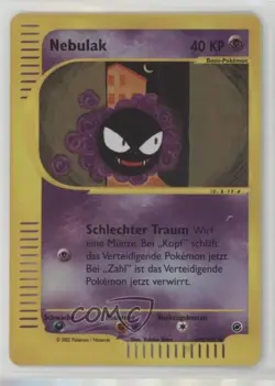 Gastly Reverse Foil Pokemon e-Card Series Expedition #109 2002 - Image 1