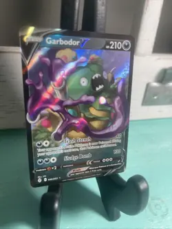 Garbodor V 2021 Evolving Skies Full Art Ultra Rare Holo Pokemon Card 100/203 - Image 2