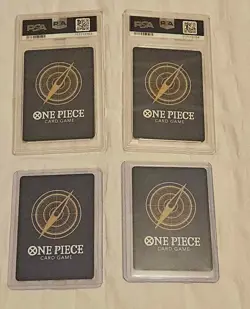 2x PSA10 2x Raw OP09 Wanted Card set One Piece Card Emperors In The New World EN - Image 3
