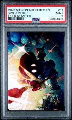 Vivi Ornitier #17 2025 Magic MTG Final Fantasy Art Series Gold Stamped PSA 9 - Image 1