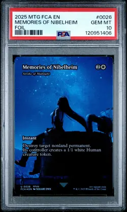Memories Of Nibelheim #0026 Magic MTG Final Fantasy Through The Ages Foil PSA 10 - Image 1