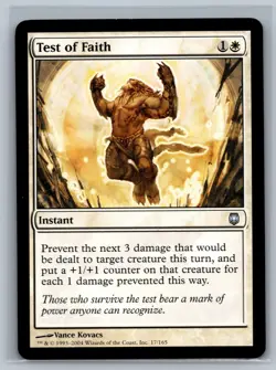 Magic The Gathering Darksteel Test of Faith #17/165 MTG TCG CCG - Image 1