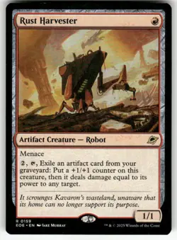 RUST HARVESTER R MAGIC THE GATHERING MTG EDGE OF ETERNITIES 159 NM - Image 1