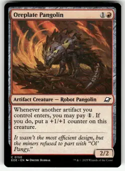 OREPLATE PANGOLIN C MAGIC THE GATHERING MTG EDGE OF ETERNITIES 150 NM - Image 1