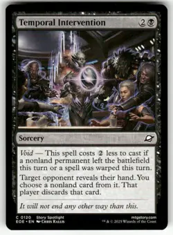 TEMPORAL INTERVENTION C MAGIC THE GATHERING MTG EDGE OF ETERNITIES 120 NM - Image 1