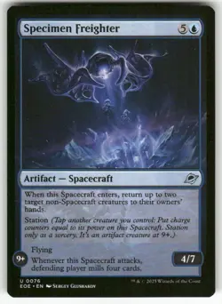SPECIMEN FREIGHTER U MAGIC THE GATHERING MTG EDGE OF ETERNITIES 76 NM - Image 1