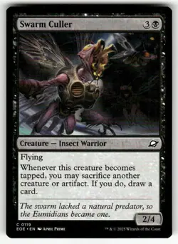 SWARM CULLER C MAGIC THE GATHERING MTG EDGE OF ETERNITIES 119 NM - Image 1