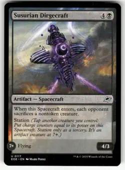 SUSURIAN DIRGECRAFT U MAGIC THE GATHERING MTG EDGE OF ETERNITIES 117 NM - Image 1