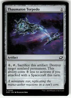 THAUMATON TORPEDO C MAGIC THE GATHERING MTG EDGE OF ETERNITIES 246 NM - Image 1