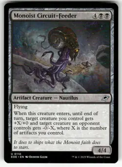 MONOIST CIRCUIT-FEEDER U MAGIC THE GATHERING MTG EDGE OF ETERNITIES 110 NM - Image 1