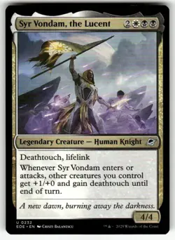 SYR VONDAM, THE LUCENT U MAGIC THE GATHERING MTG EDGE OF ETERNITIES 232 NM - Image 1