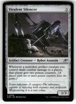 VIRULENT SILENCER U MAGIC THE GATHERING MTG EDGE OF ETERNITIES 248 NM - Image 1