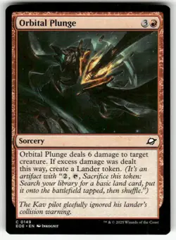 ORBITAL PLUNGE C MAGIC THE GATHERING MTG EDGE OF ETERNITIES 149 NM - Image 1