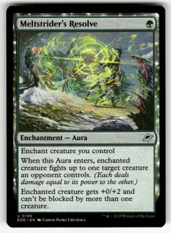 MELTSTRIDER'S RESOLVE U MAGIC THE GATHERING MTG EDGE OF ETERNITIES 199 NM - Image 1