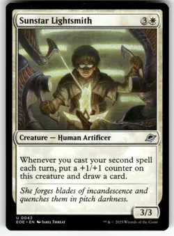 SUNSTAR LIGHTSMITH U MAGIC THE GATHERING MTG EDGE OF ETERNITIES 42 NM - Image 1