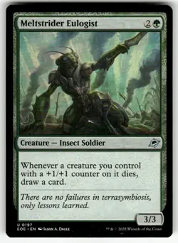 MELTSTRIDER EULOGIST U MAGIC THE GATHERING MTG EDGE OF ETERNITIES 197 NM - Image 1