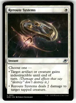 REROUTE SYSTEMS U MAGIC THE GATHERING MTG EDGE OF ETERNITIES 31 NM - Image 1