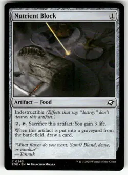 NUTRIENT BLOCK C MAGIC THE GATHERING MTG EDGE OF ETERNITIES 243 NM - Image 1