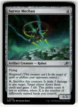 SURVEY MECHAN U MAGIC THE GATHERING MTG EDGE OF ETERNITIES 245 NM - Image 1