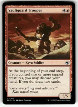 VAULTGUARD TROOPER U MAGIC THE GATHERING MTG EDGE OF ETERNITIES 166 NM - Image 1