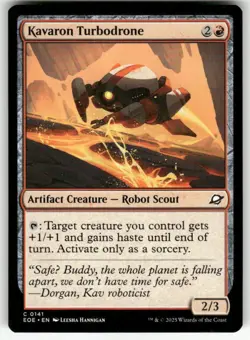 KAVARON TURBODRONE C MAGIC THE GATHERING MTG EDGE OF ETERNITIES 141 NM - Image 1