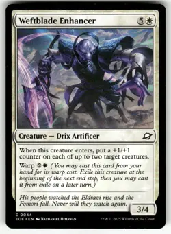 WEFTBLADE ENHANCER C MAGIC THE GATHERING MTG EDGE OF ETERNITIES 44 NM - Image 1