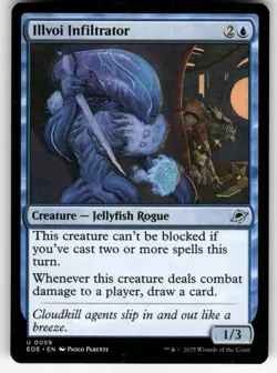 ILLVOI INFILTRATOR U MAGIC THE GATHERING MTG EDGE OF ETERNITIES 59 NM - Image 1