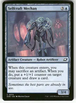 SELFCRAFT MECHAN C MAGIC THE GATHERING MTG EDGE OF ETERNITIES 74 NM - Image 1