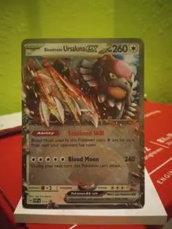 Bloodmoon Ursaluna Ex Black Star Promo #177 Scarlet & Violet Pokemon !!MINT!! - Image 1
