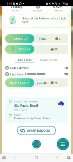 Pokemon Go Shiny Eevee ( XXL) - Image 2