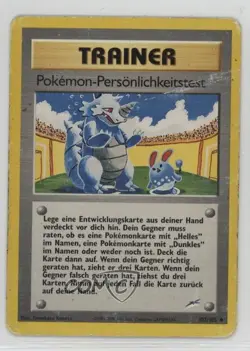 Pokemon Personality Test German Neo Destiny #102 2002 - Image 1