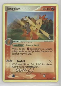 Combusken German Pokemon EX Ruby & Sapphire #28 2003 - Image 1