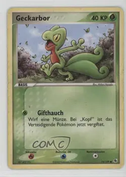 Treecko German Pokemon EX Ruby & Sapphire #75 2003 - Image 1
