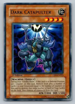 Dark Catapulter Rare 1st Edition 1996 Yu-Gi-Oh! Trading Card Game Konami YuGiOh - Image 1
