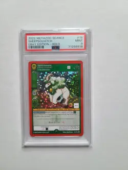 MetaZoo Sheepsquatch PSA 9 MINT Seance Ebay Edition Holo Rare Card #15 VERY RARE - Image 3