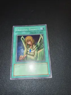 Yu-Gi-Oh! Graceful Charity SDP-040 YuGiOh TCG NM/LP Unlimited Holo Card!!!! - Image 1