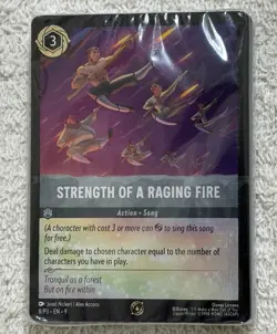 32 Pack of Disney Lorcana Fabled Strength of a Raging Fire Promo Foil Card #8/P3 - Image 1