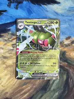 Yanmega EX Destined Rivals Set 003/182 Pokemon TCG Card Double Rare - Image 1
