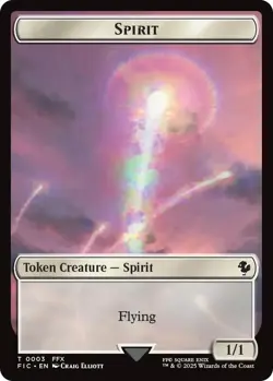 Foil - Spirit // Hero (0026) Double-Sided Token (Surge Foil) - 3 // 26 / NM / En - Image 1