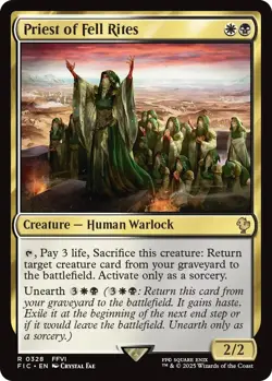 Foil - Priest of Fell Rites (Surge Foil) - 328 / NM / English MTG - Image 1