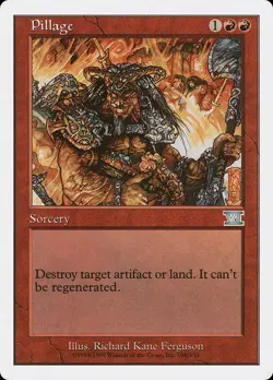 Pillage [Classic Sixth Edition] Magic MTG - Image 1