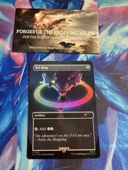 Sol Ring 2093 Foil Sonic The Hedgehog Secret Lair - Image 1