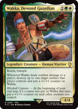 Foil - Wakka, Devoted Guardian (Surge Foil) - 97 / NM / English MTG - Image 1