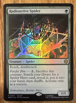 MTG Marvel Spider-Man, Radioactive Spider - Promo Foil - Image 1