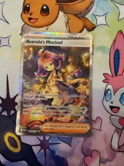 Acerola’s Mischief Pokemon Mega Evolution 183/132 SIR PACK FRESH - Image 1